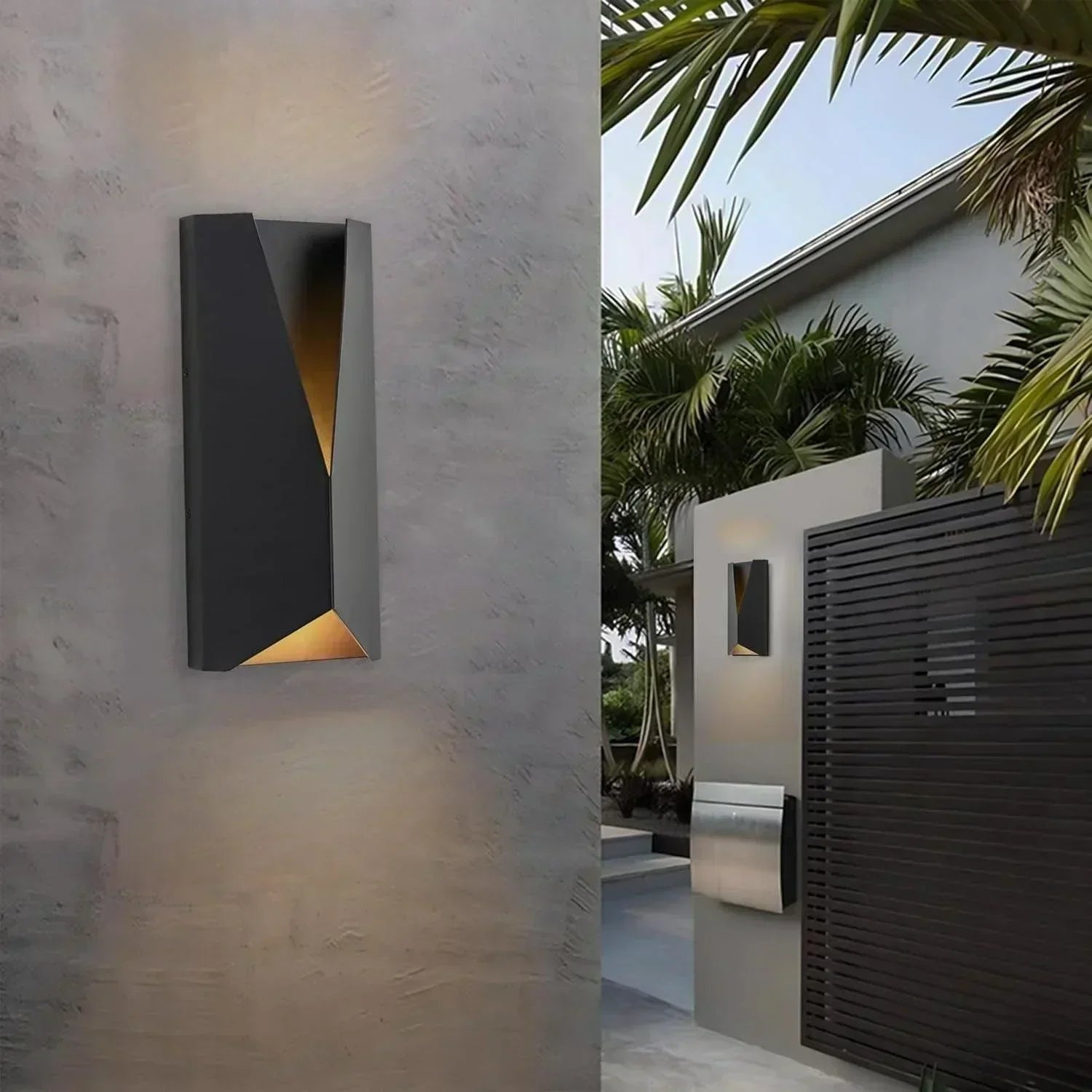 14" LED Outdoor Wall Lights Dimmable (set of 2)