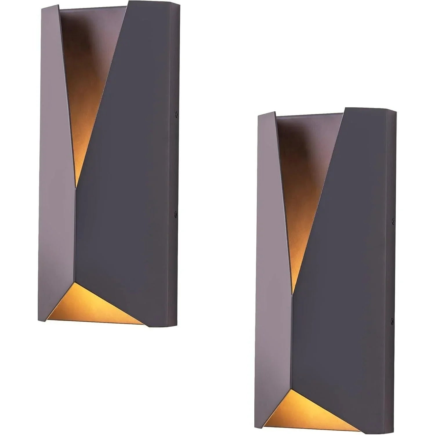 14" LED Outdoor Wall Lights Dimmable (set of 2)