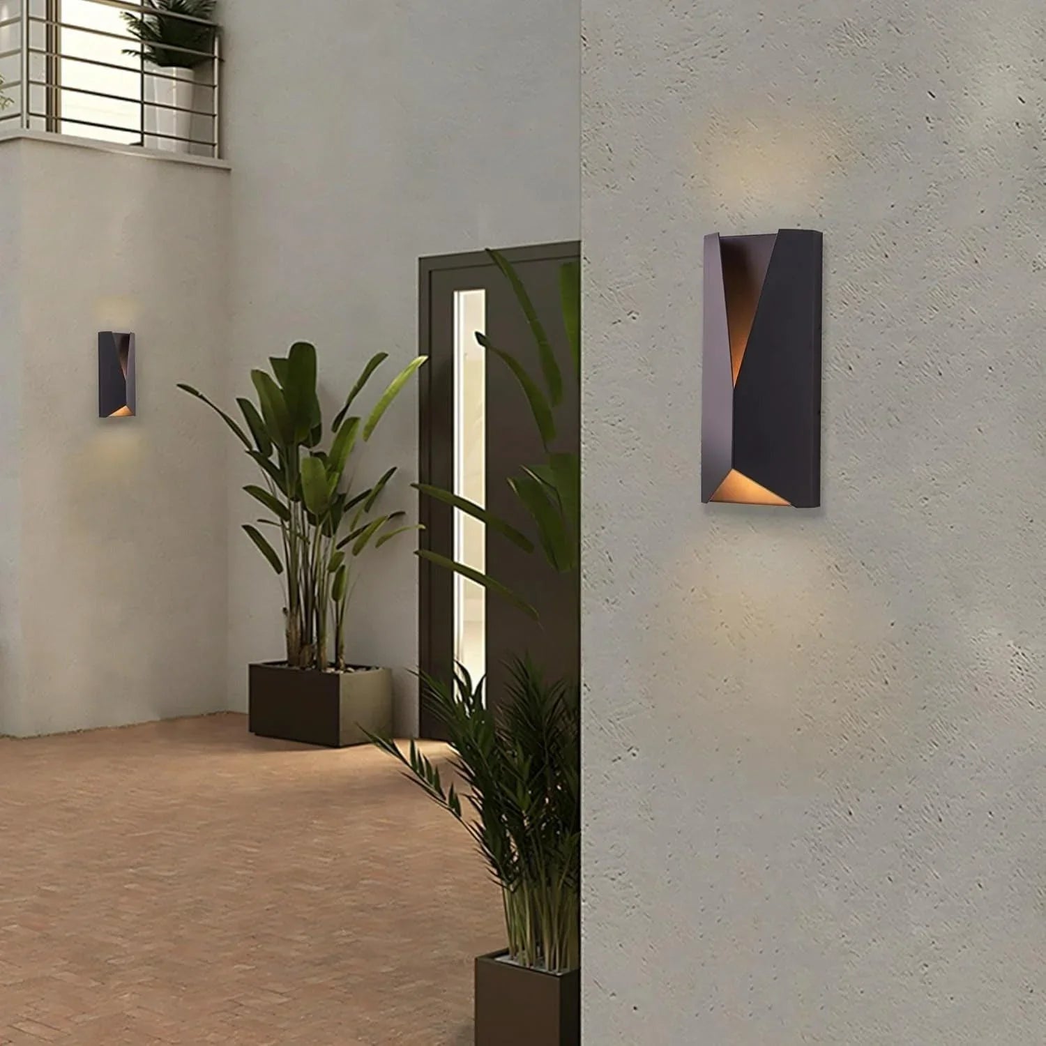 14" LED Outdoor Wall Lights Dimmable (set of 2)