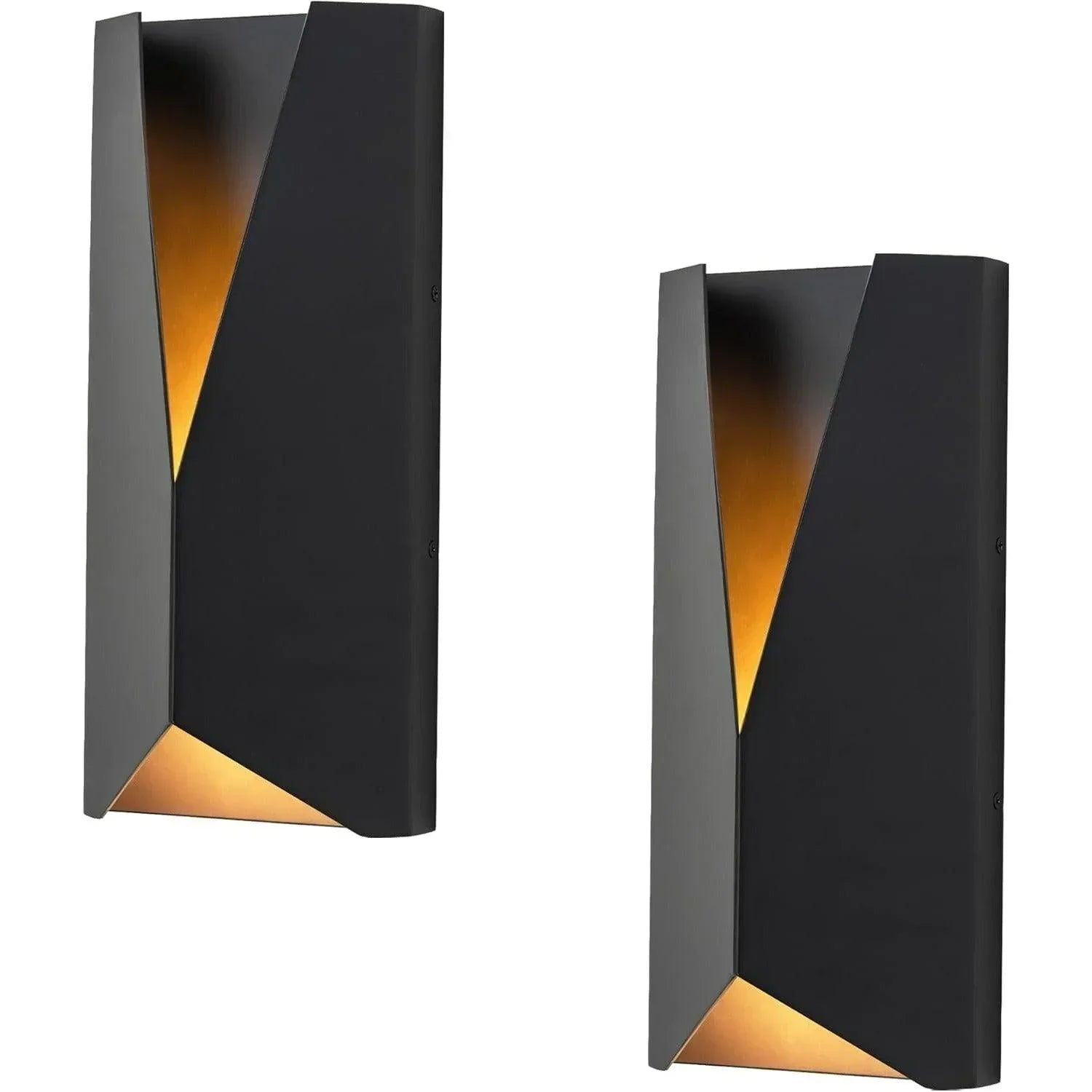 14" LED Outdoor Wall Lights Dimmable (set of 2)