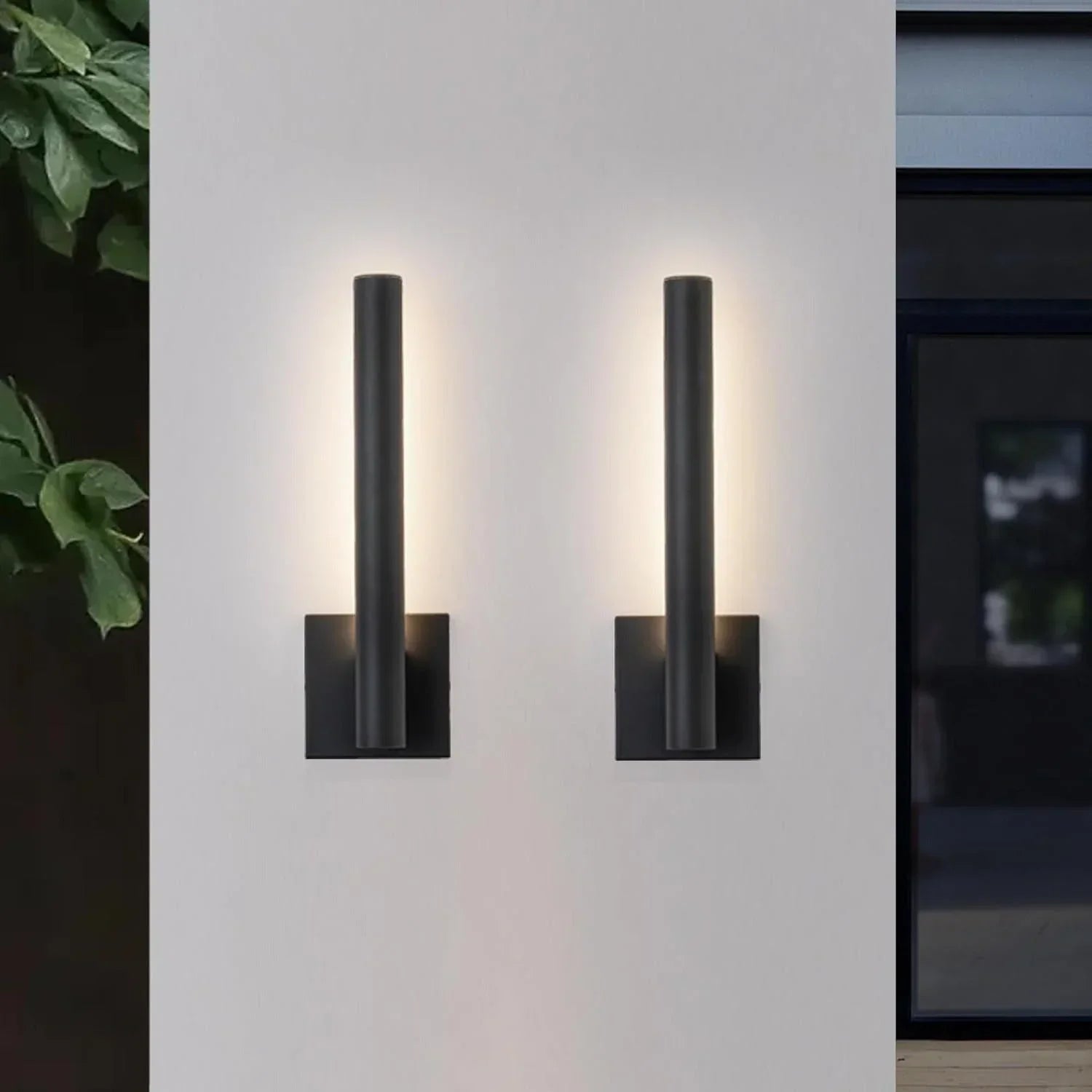 LED Black Outdoor Wall Lights Dimmable - FTL Outdoor Wall Lighting LED Light Bulbs