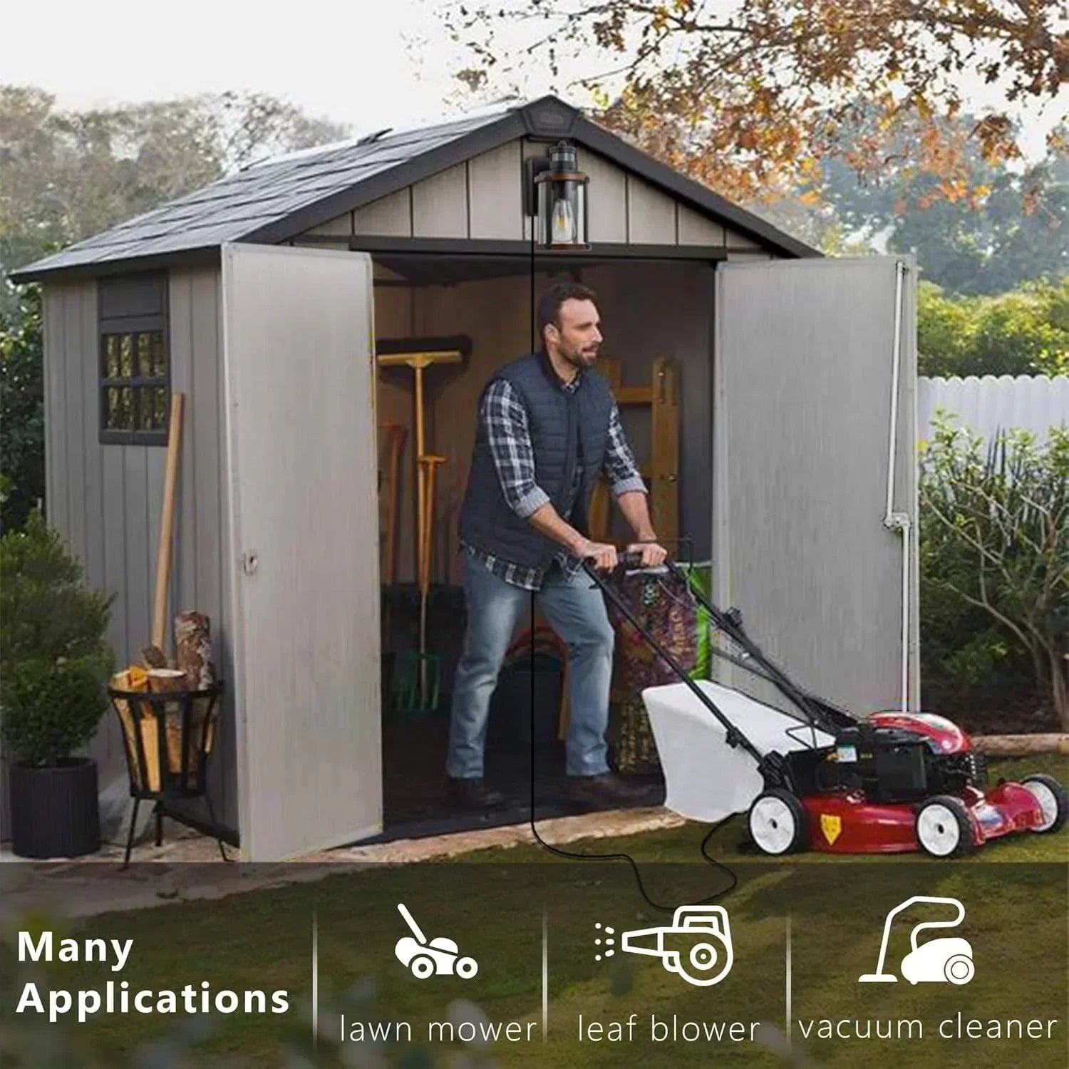 Motion Sensor Dusk to Dawn Outdoor Wall Lights with GFCI Outlet - FTL Outdoor Wall Lighting LED Light Bulbs