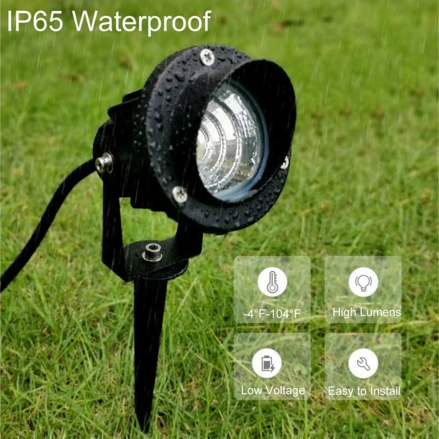 LED Landscape Spotlight 3000K Warm White - FTL Outdoor Wall Lighting LED Light Bulbs