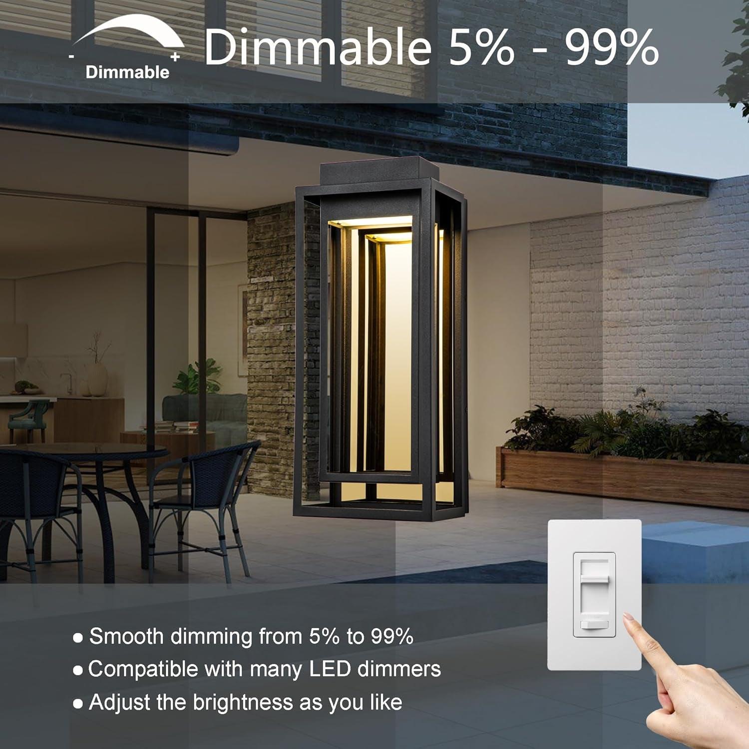 Black and Gold LED Outdoor Wall Lights - FTL Outdoor Wall Lighting LED Light Bulbs