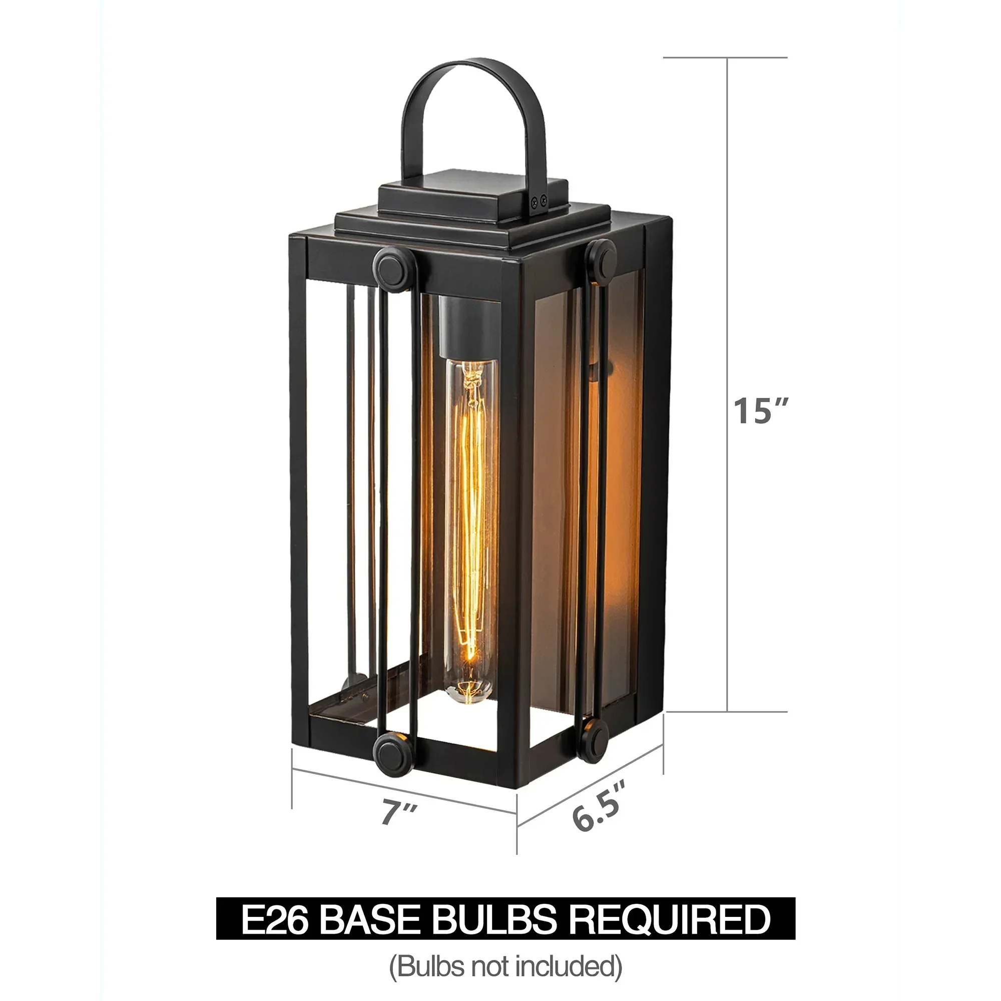 Outdoor Wall Lights with Clear Glass - FTL Outdoor Wall Lighting LED Light Bulbs