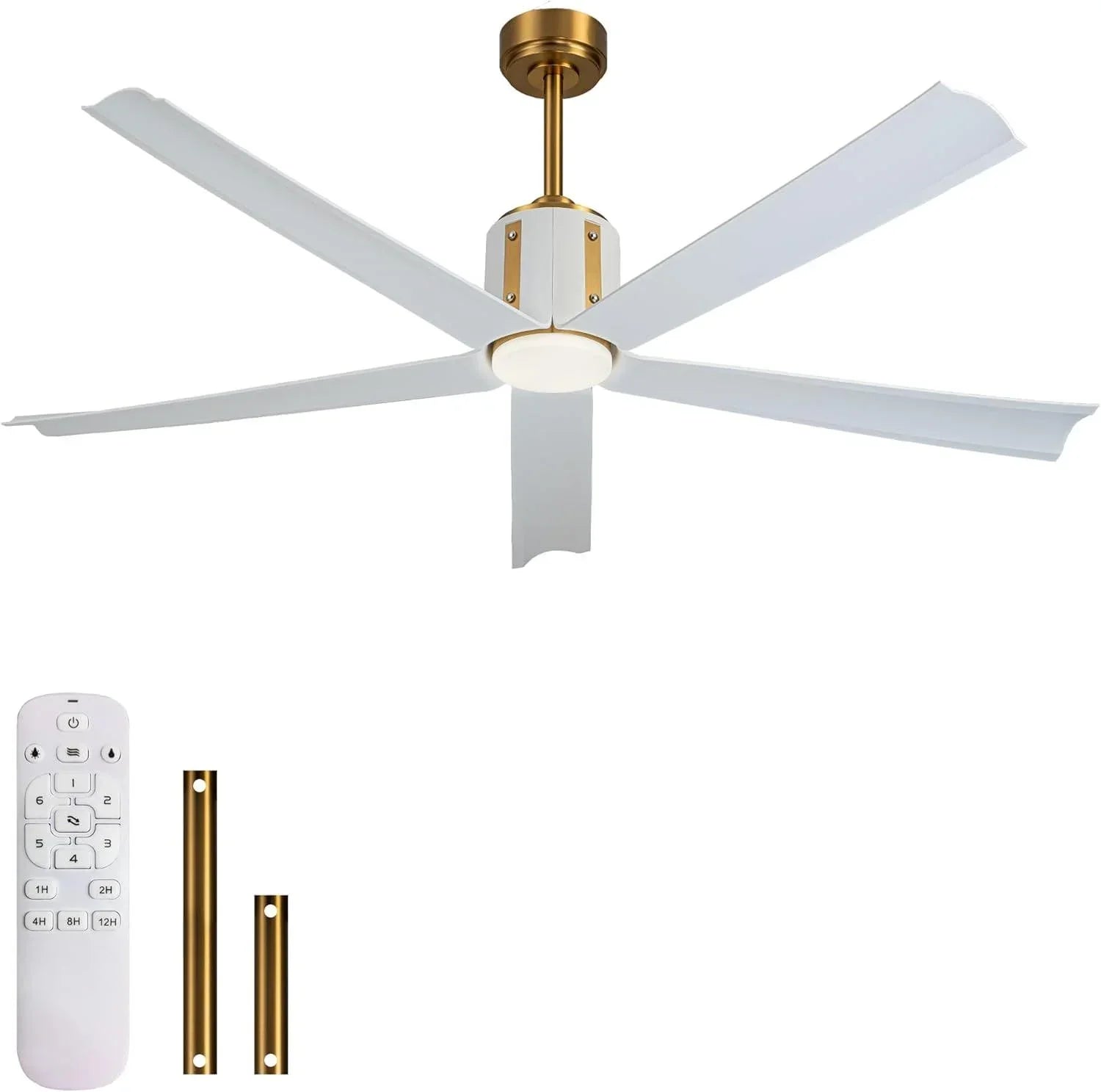 60" Ceiling Fan with LED Lights and Remote