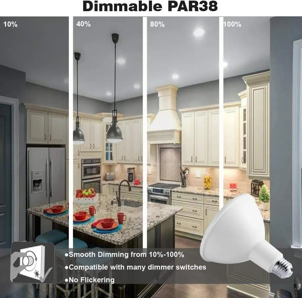 PAR38 LED Bulb Dimmable E26 - FTL Outdoor Wall Lighting LED Light Bulbs