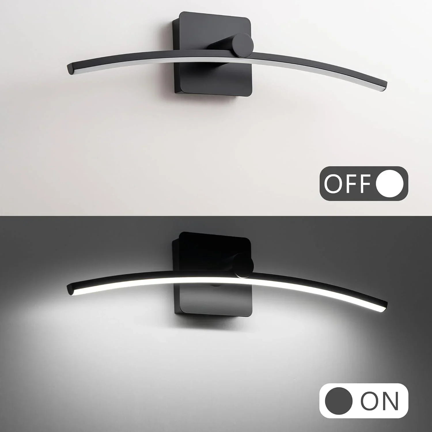 20" Black Camber LED Bath Bar Dimmable - FTL Outdoor Wall Lighting LED Light Bulbs