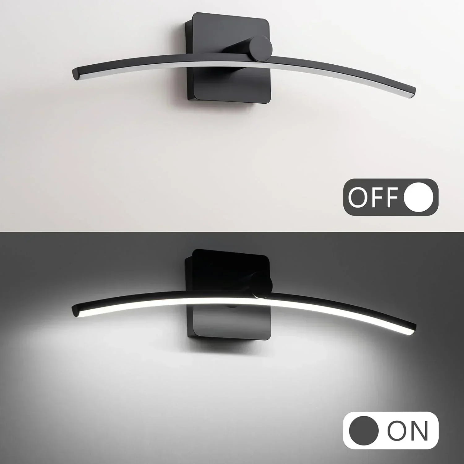 20" Black Camber LED Bath Bar Dimmable - FTL Outdoor Wall Lighting LED Light Bulbs