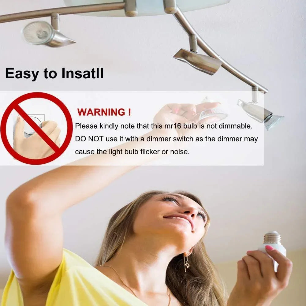 Glass Cover MR16 LED Bulb GU5.3 - FTL Outdoor Wall Lighting LED Light Bulbs