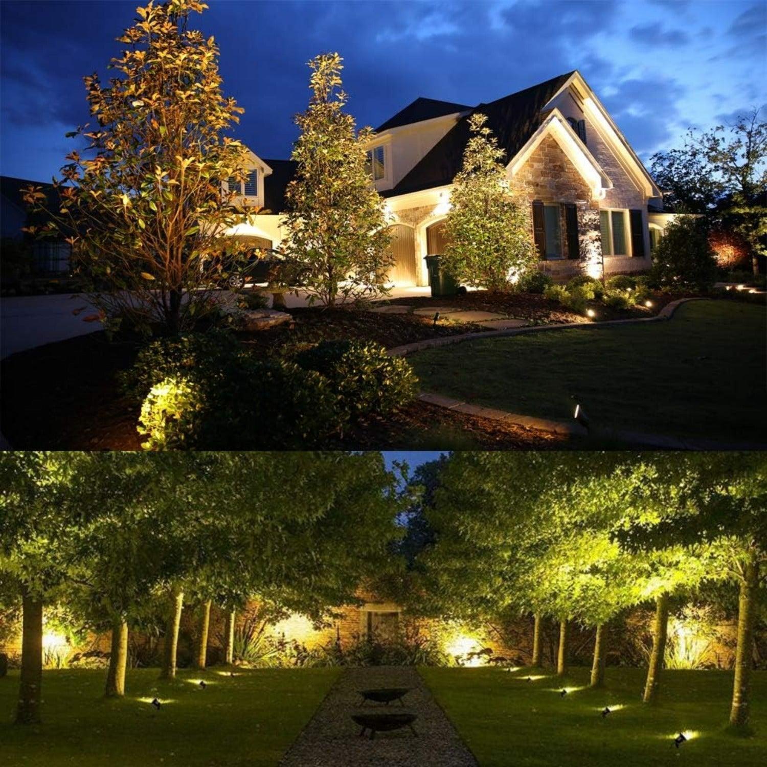 LED Landscape Spotlight 3000K Warm White - FTL Outdoor Wall Lighting LED Light Bulbs