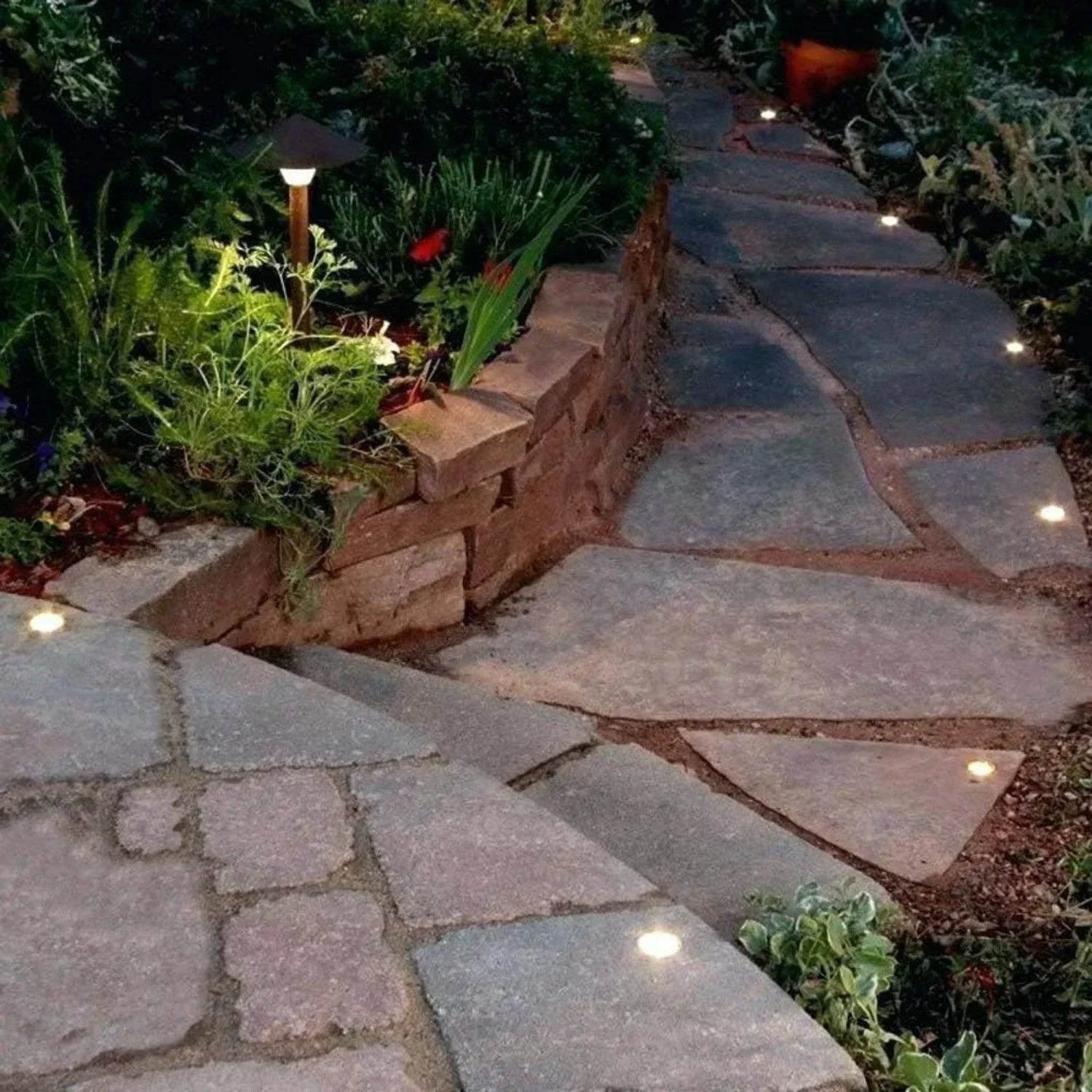 LED In-Ground Well Light 3000K Warm White - FTL Outdoor Wall Lighting LED Light Bulbs