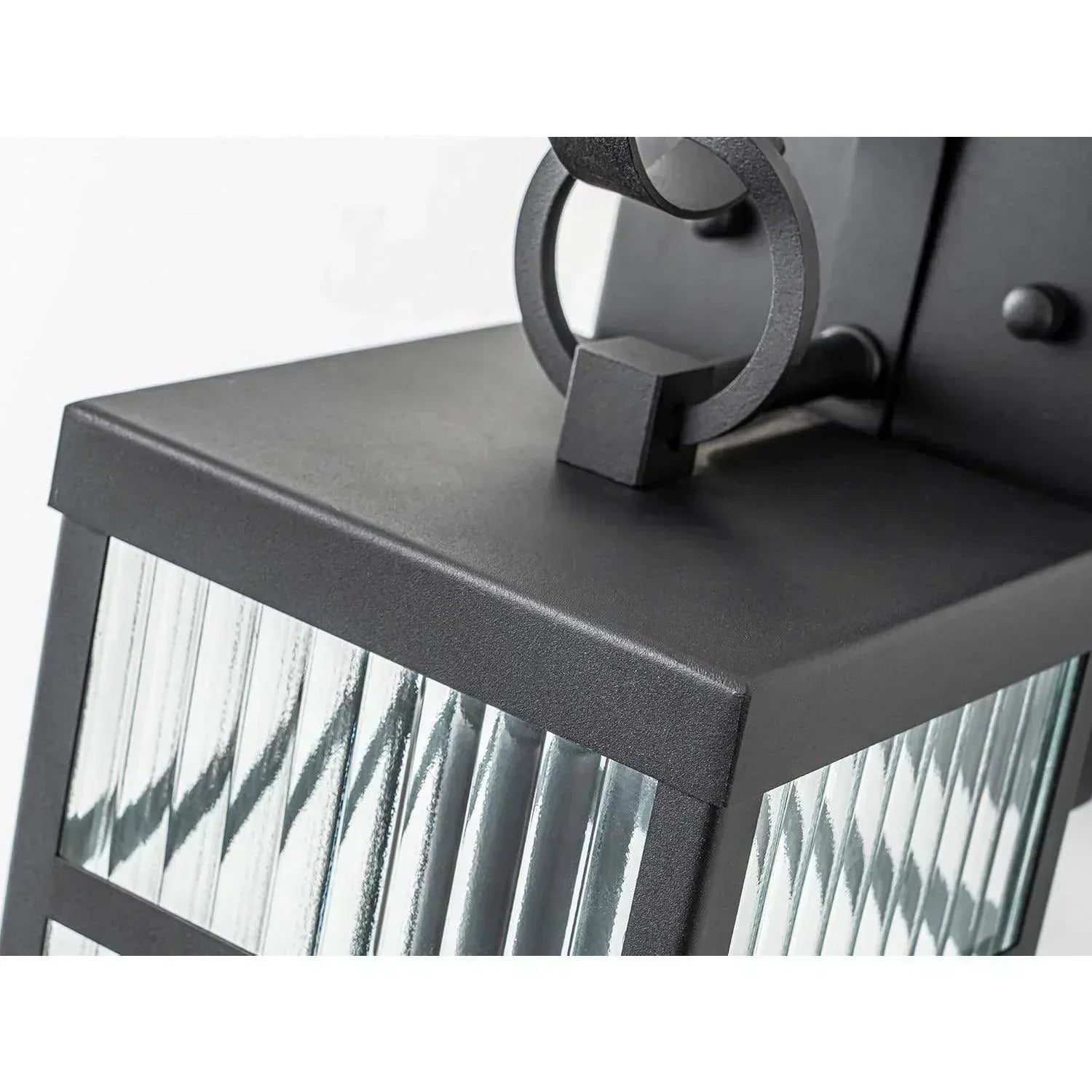 Outdoor Wall Lights with Striped Glass - FTL Outdoor Wall Lighting LED Light Bulbs