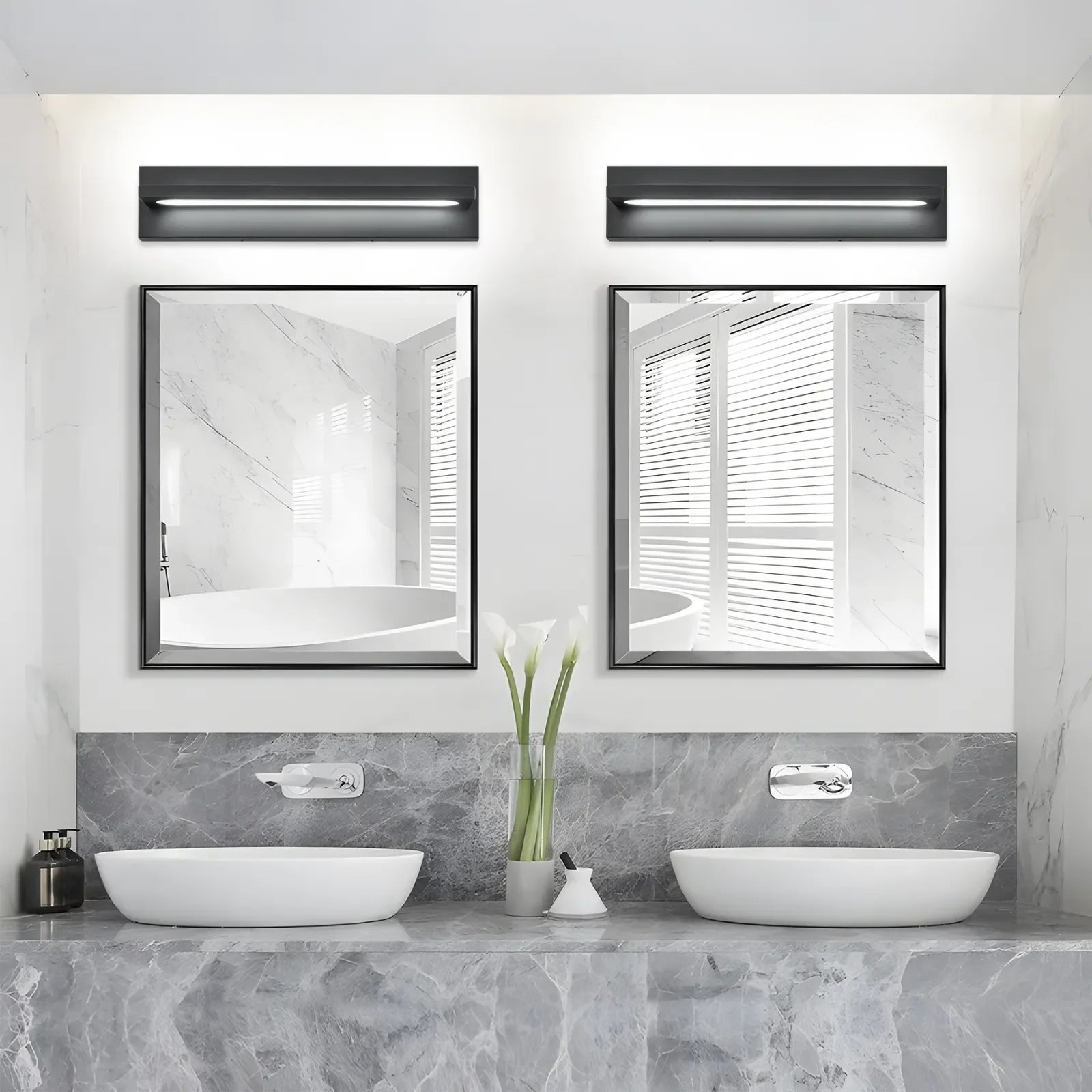 20.5" Dimmable Modern LED Vanity Light IP44 Waterproof