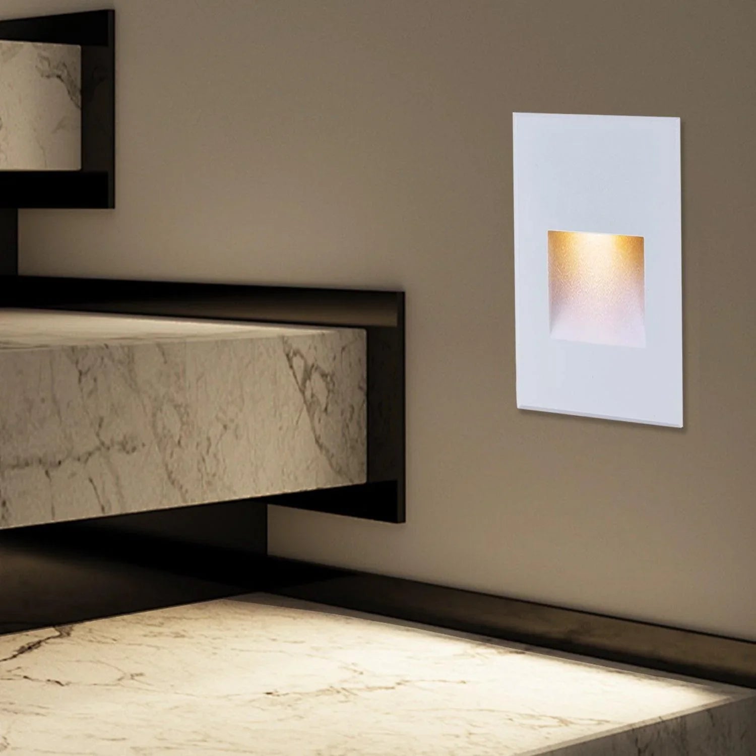 LED Step Lights 3000K Vertical Set of 3