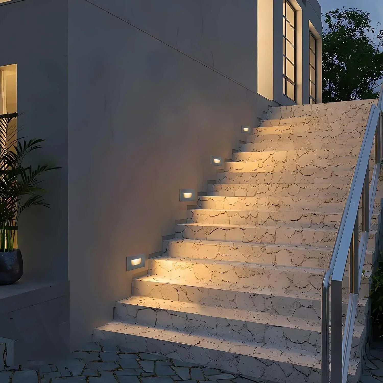 LED Step Lights 3CCT Horizontal (Switch by Toggle)