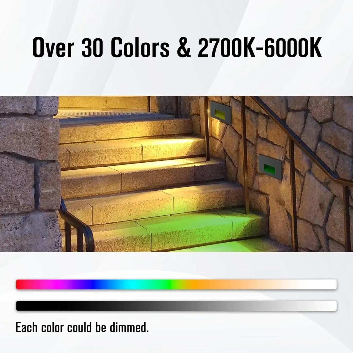 LED Step Lights RGB+2700K~6000K Horizontal