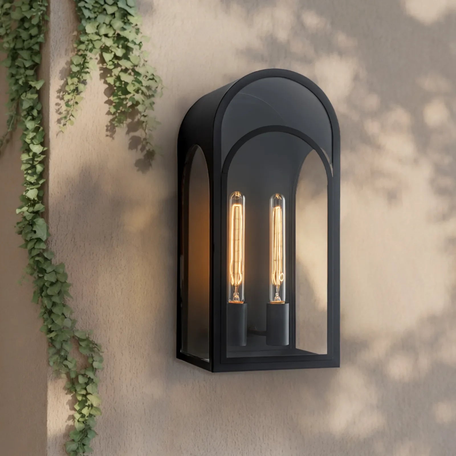 20” Large Outdoor Wall Lights with Clear Glass
