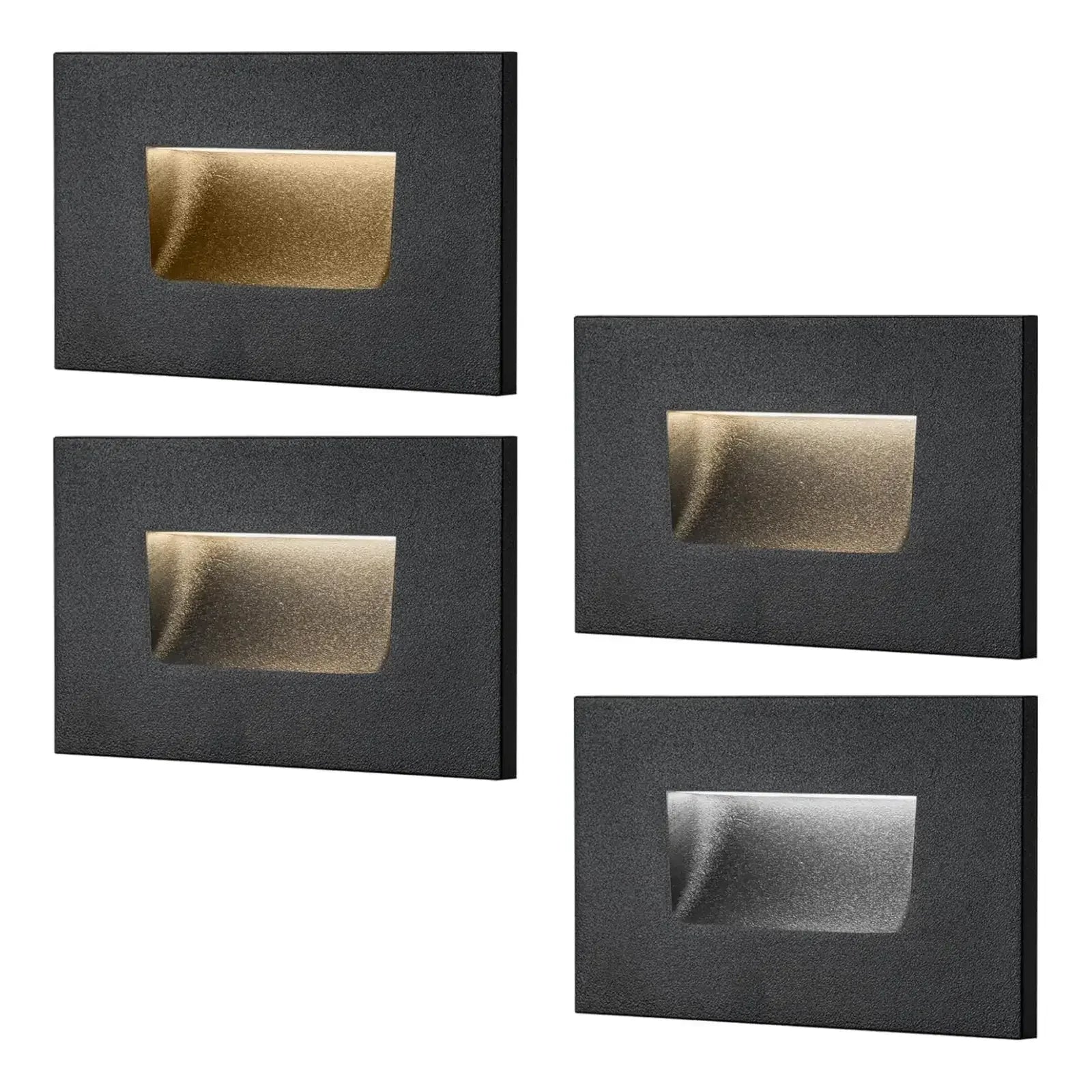 LED Step Lights 3CCT Horizontal (Switch by Toggle)