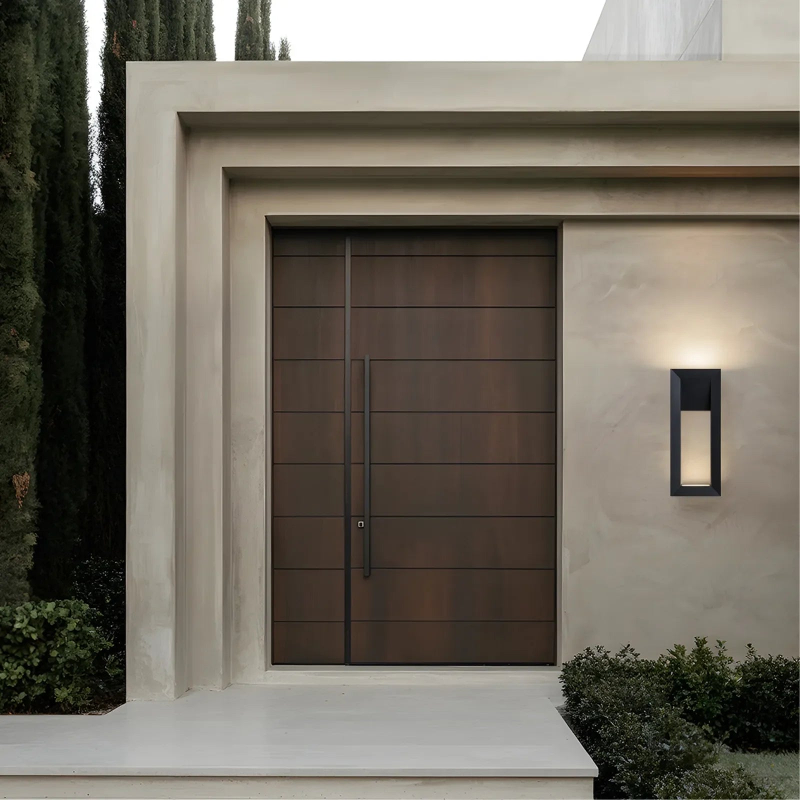 14.9" Dimmable Outdoor Wall Lights 3000K-5000K