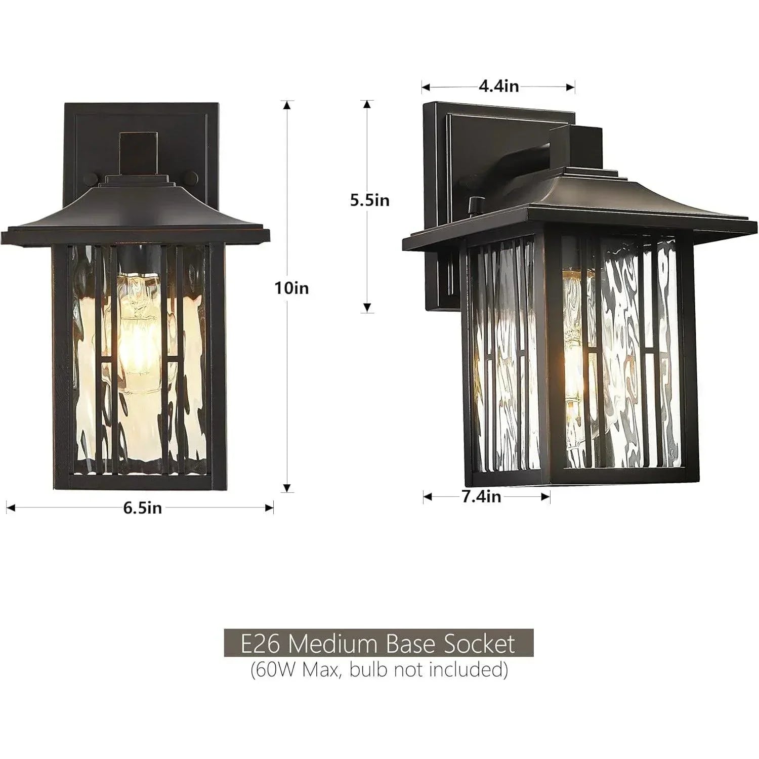 Oil Rubbed Bronze Outdoor Wall Lights
