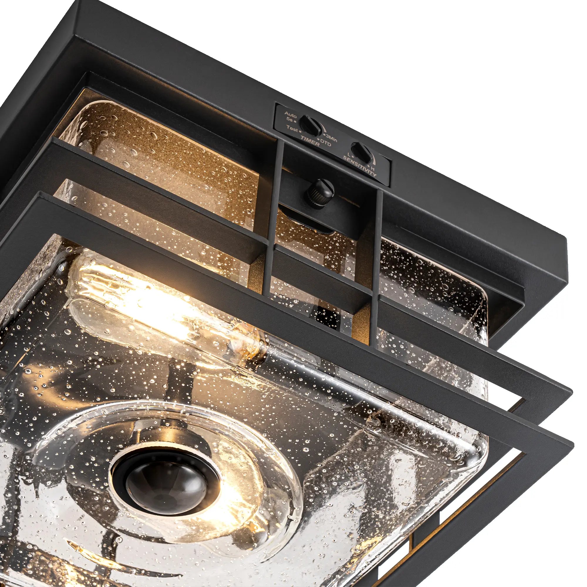 9.5" Outdoor Ceiling Lights with Motion Sensor Upgraded Dusk to Dawn 2-Light