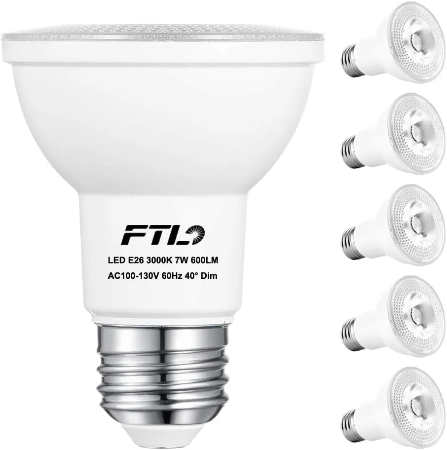PAR20 LED Bulb Dimmable 7W E26