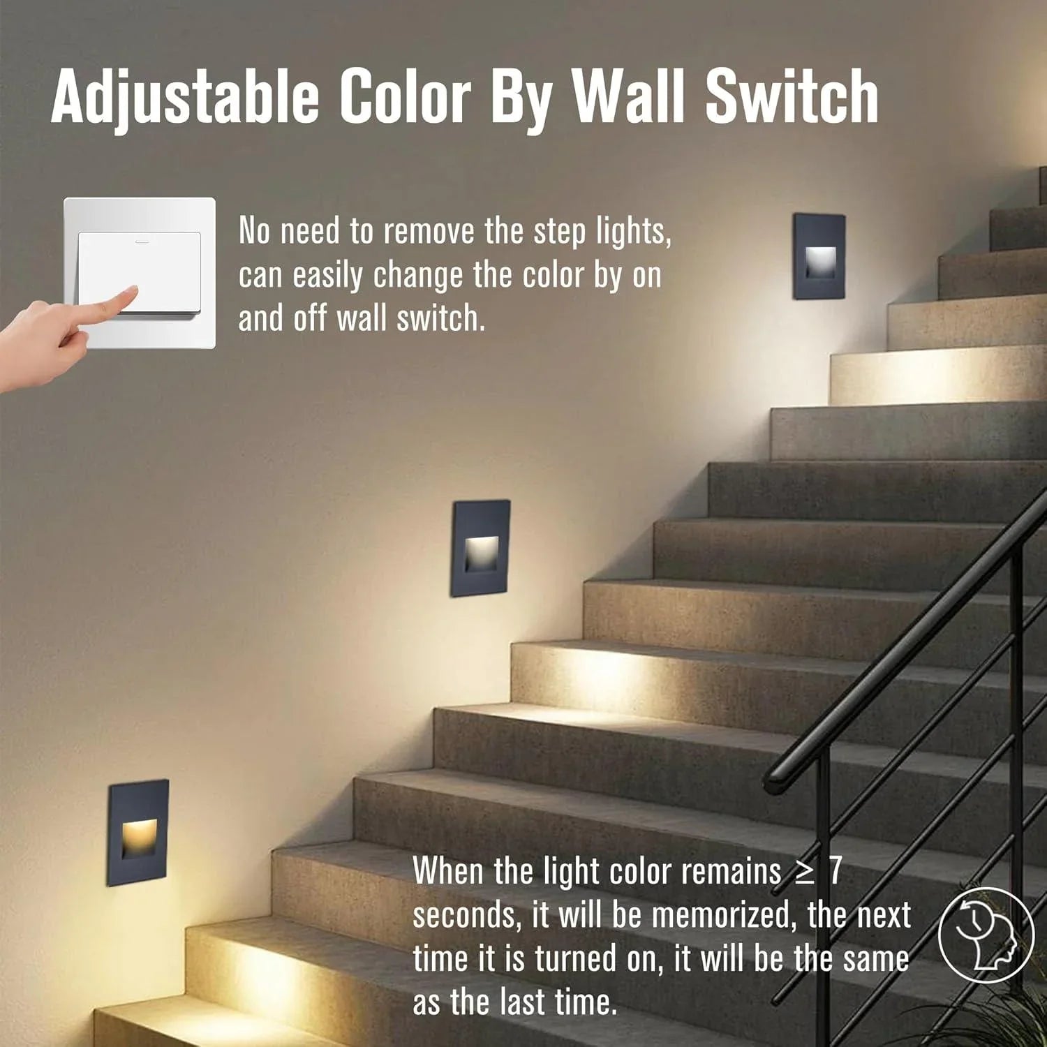 LED Step Lights 3CCT Vertical