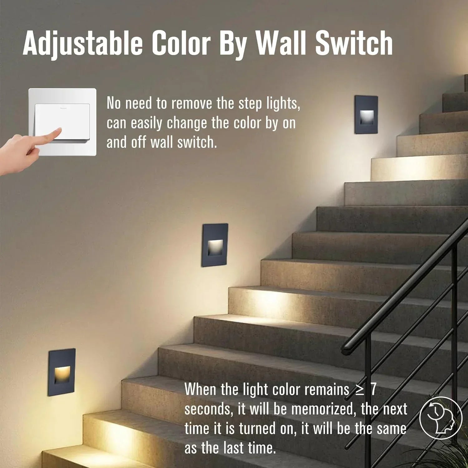 LED Step Lights 3CCT Vertical