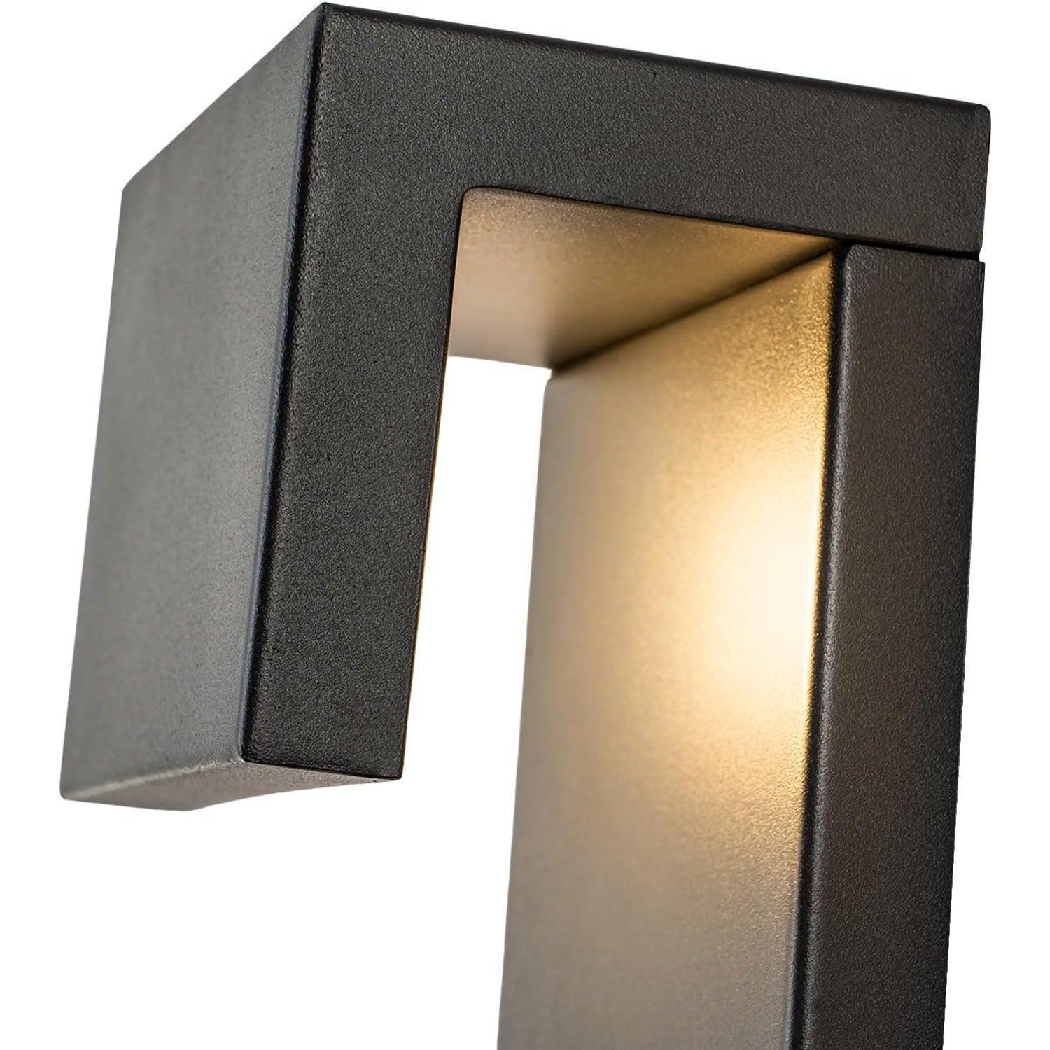 15" LED Outdoor Wall Lights Black - FTL Outdoor Wall Lighting LED Light Bulbs