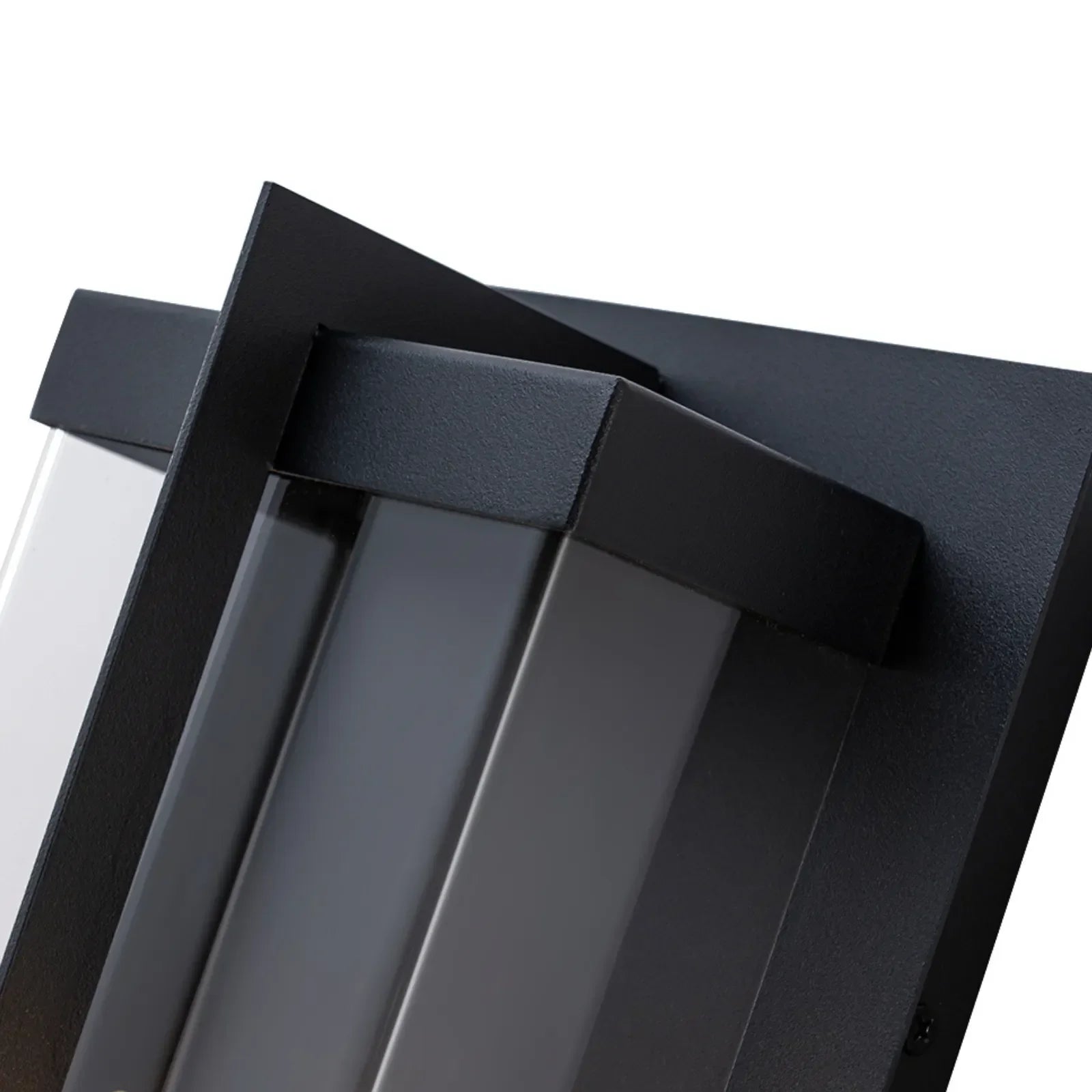 14.1" Acrylic Glass Outdoor Wall Light with 2-Light Candelabra