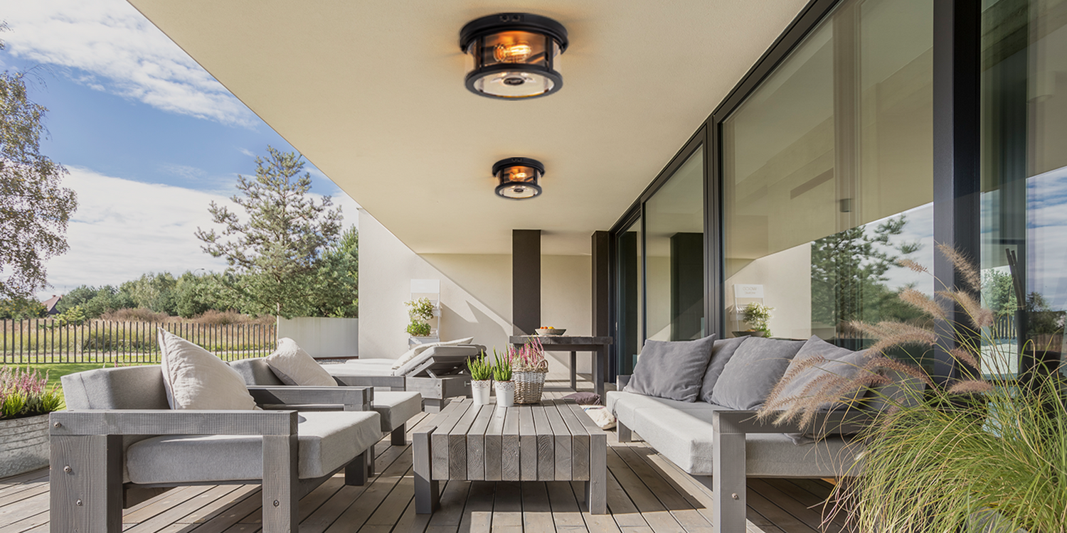 Brighten Your Outdoor Spaces: Flush Mount Outdoor Ceiling Light