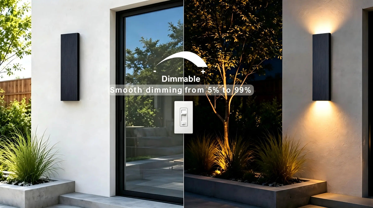 Dimmable Outdoor Wall Lights: When & How to Use Them | FTL Lights