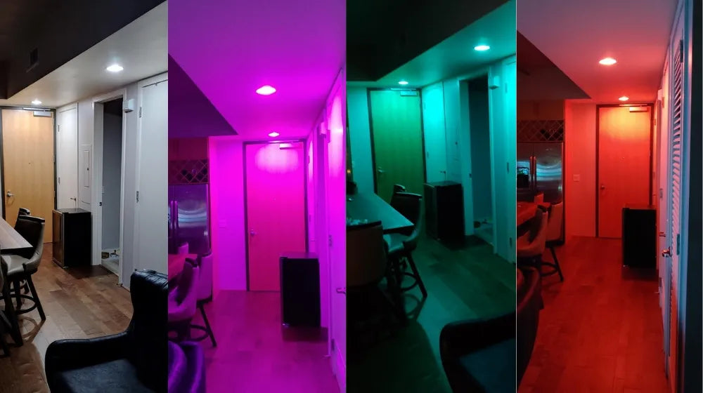 How RGB Color Changing Bulbs Transformed a Small Downtown Loft