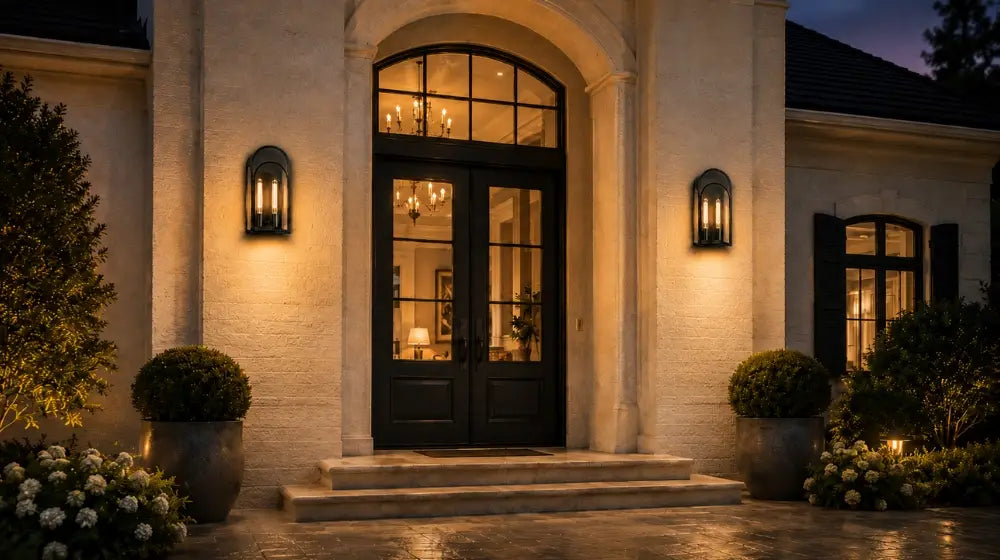 Large Outdoor Wall Lights for Front Doors: Why Size Matters