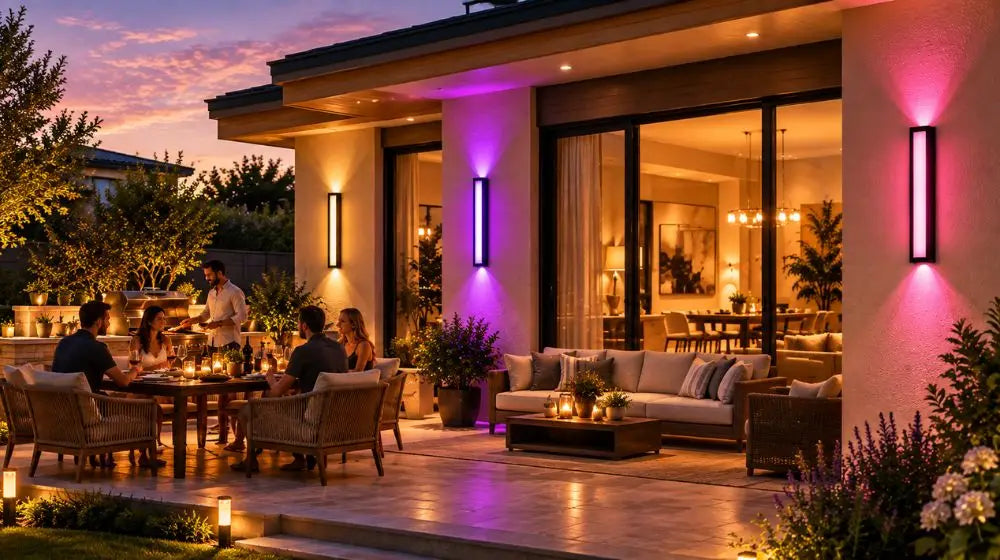 Outdoor Wall Lighting Ideas for Outdoor Entertaining & Patio