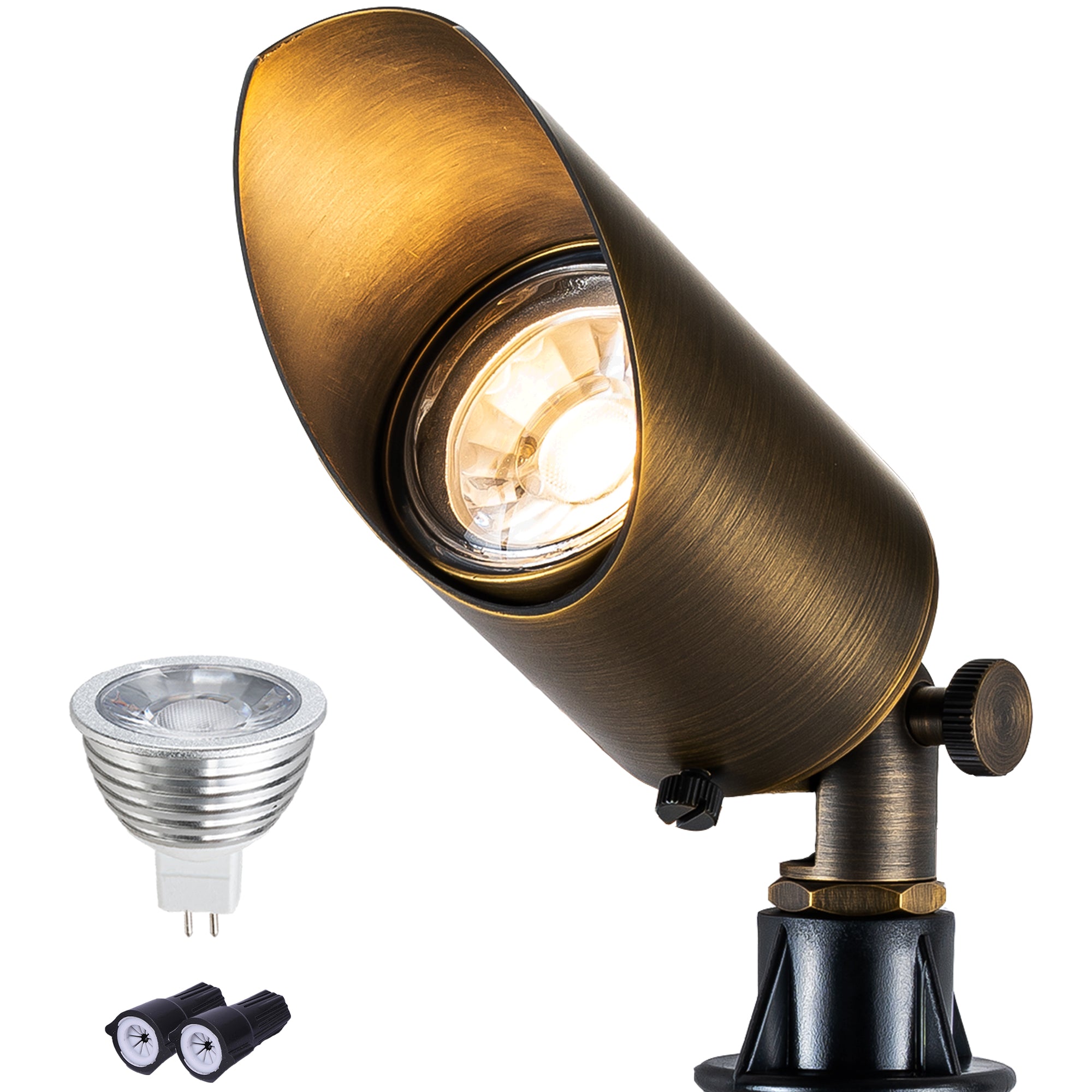 Brass Landscape Spotlight 3000K Warm White-LT2102