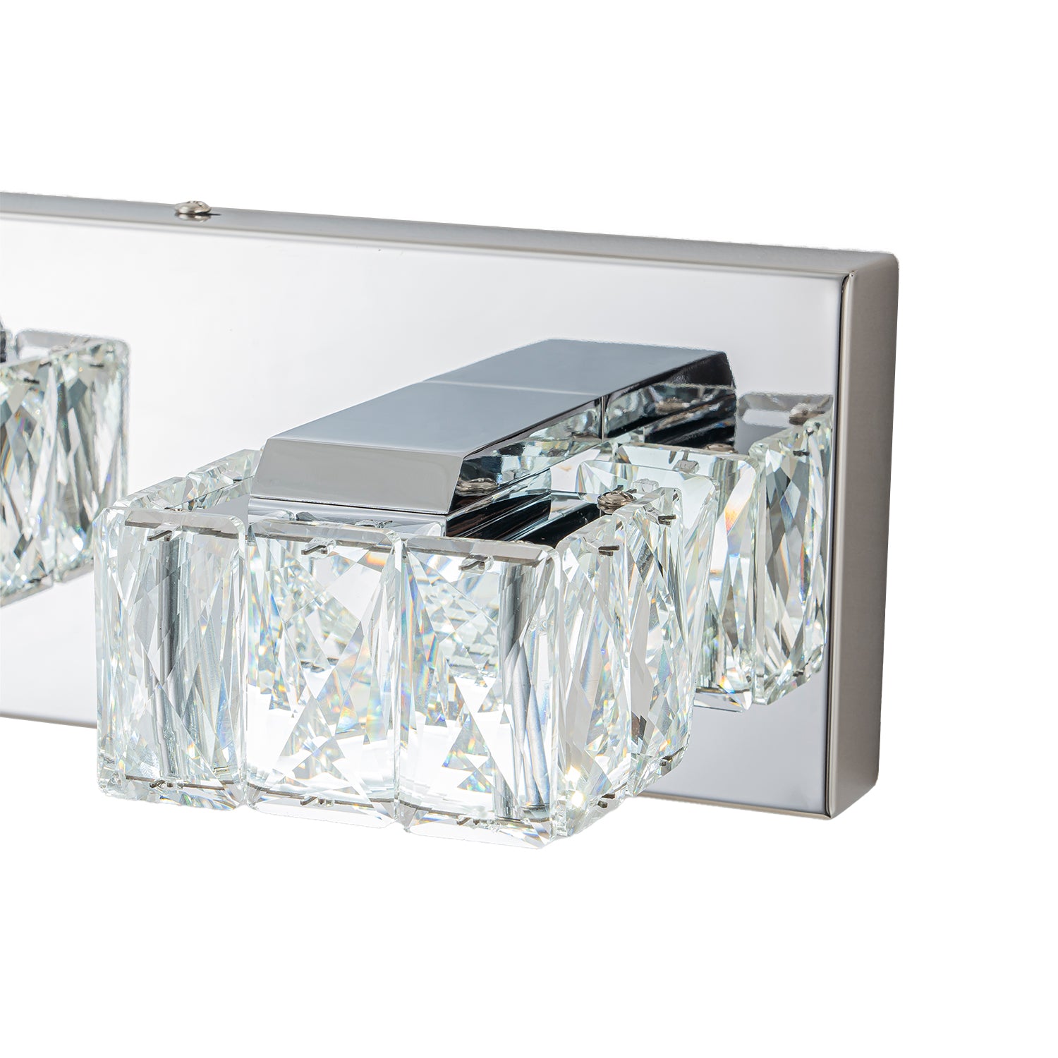 20" Crystal LED Bath Bar 3-Lights Dimmable