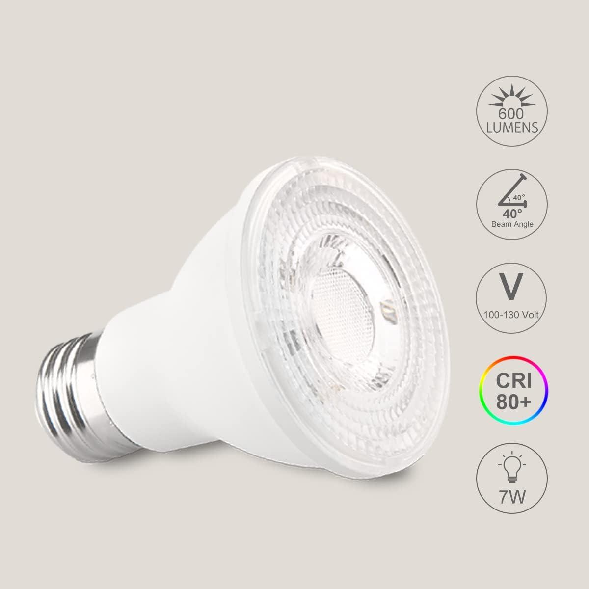 PAR20 LED Bulb Dimmable7W E26 - FTL Outdoor Wall Lighting LED Light Bulbs