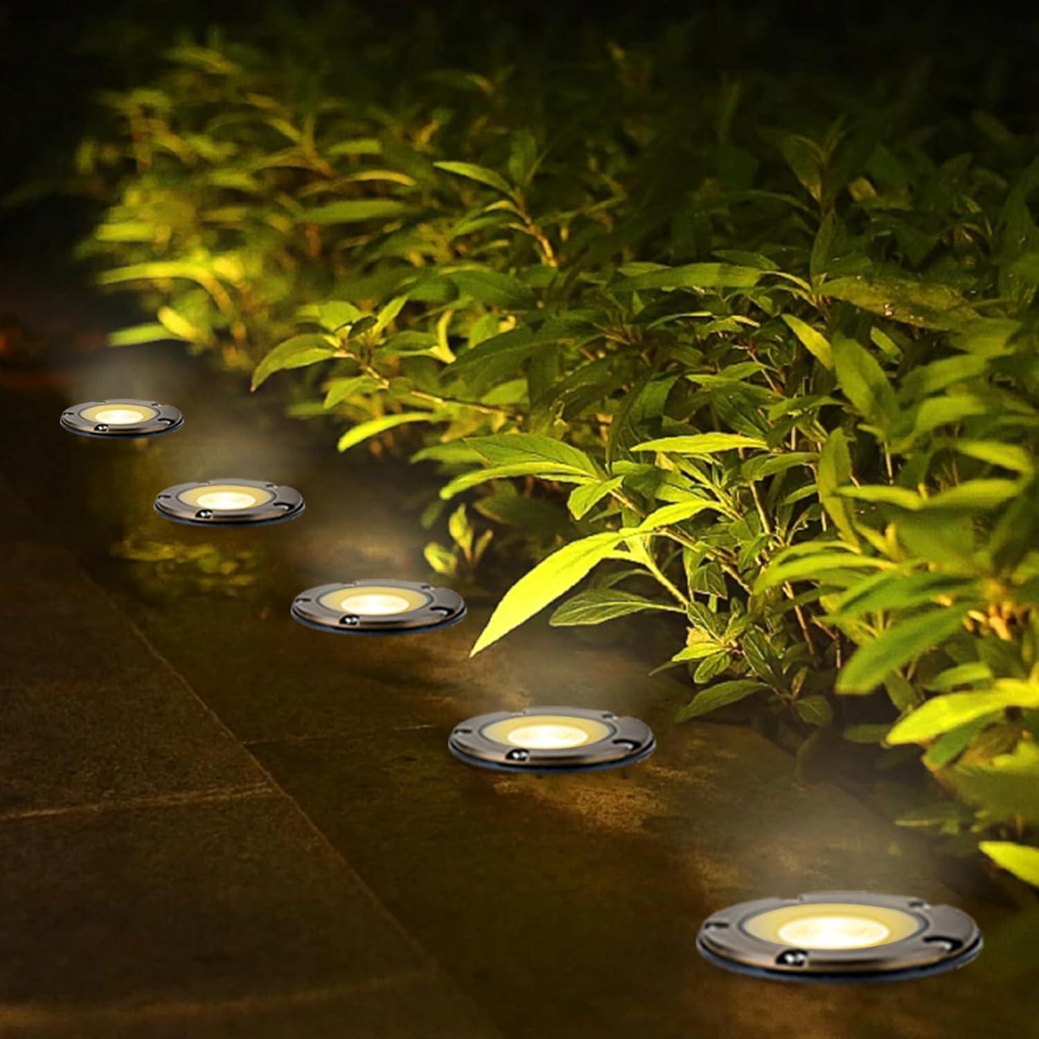 Brass In-Ground Well Light 3000K Warm White-LT2202A - FTL Outdoor Wall Lighting LED Light Bulbs