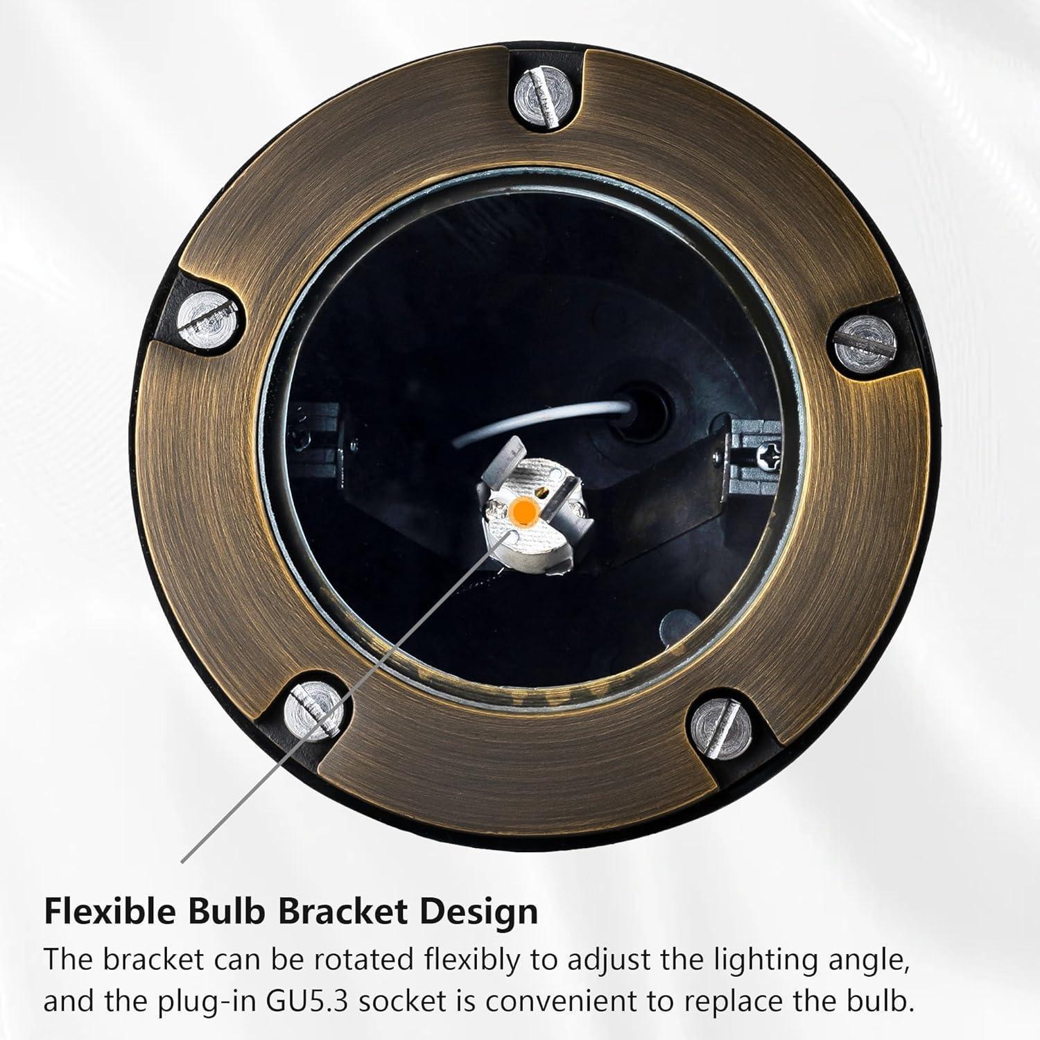 Brass In-Ground Well Light LT2202B - Thumbnail 4