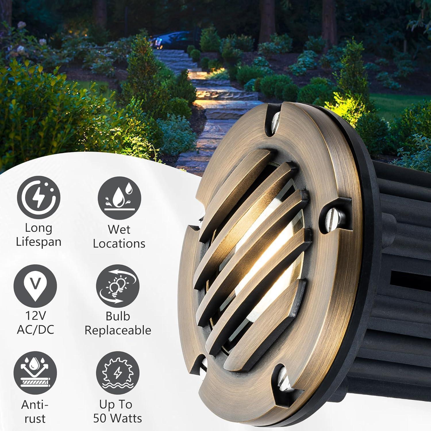 Brass In-Ground Well Light LT2202B - Thumbnail 2