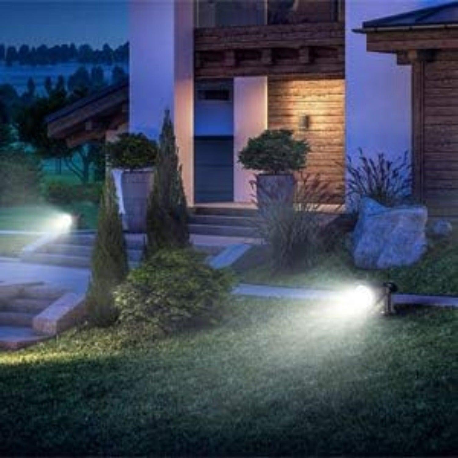 LED Landscape Spotlight 3000K Warm White - FTL Outdoor Wall Lighting LED Light Bulbs