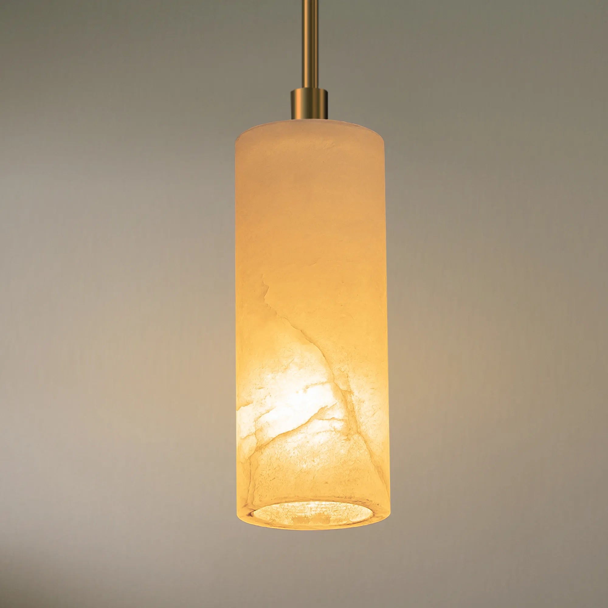 FTL Alabaster Pendant Lights Square 1 Light