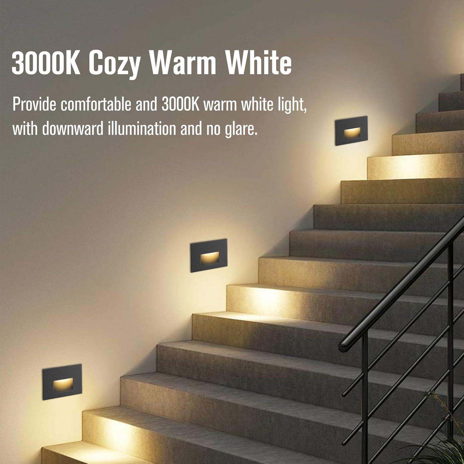 LED Step Lights 3000K Horizontal