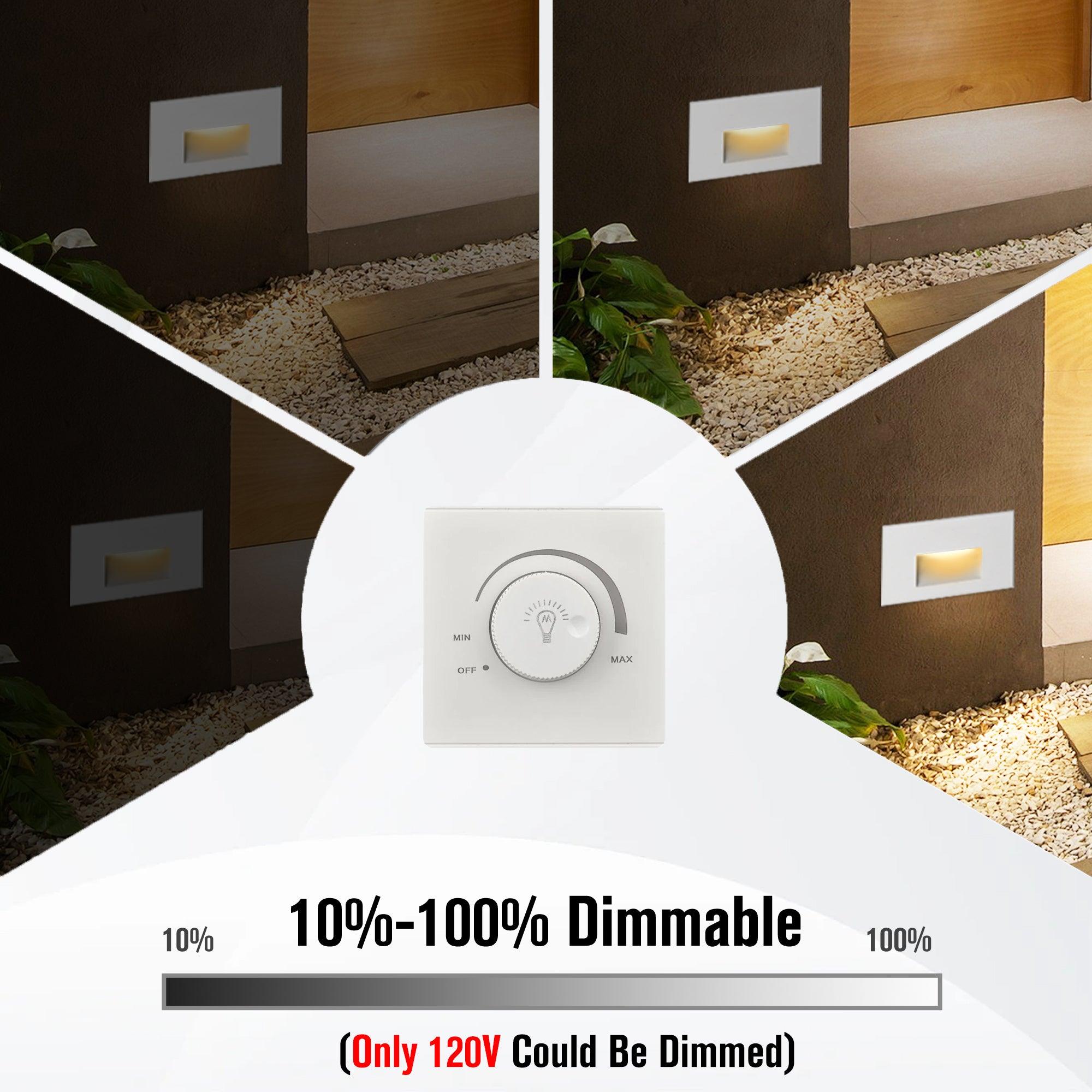 LED Step Lights 3000K Horizontal