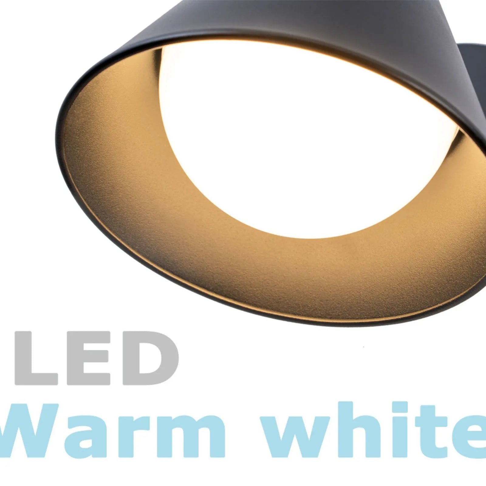10.6" Outdoor Wall Lights 3000K LED Porch Wall Sconce Set of 2