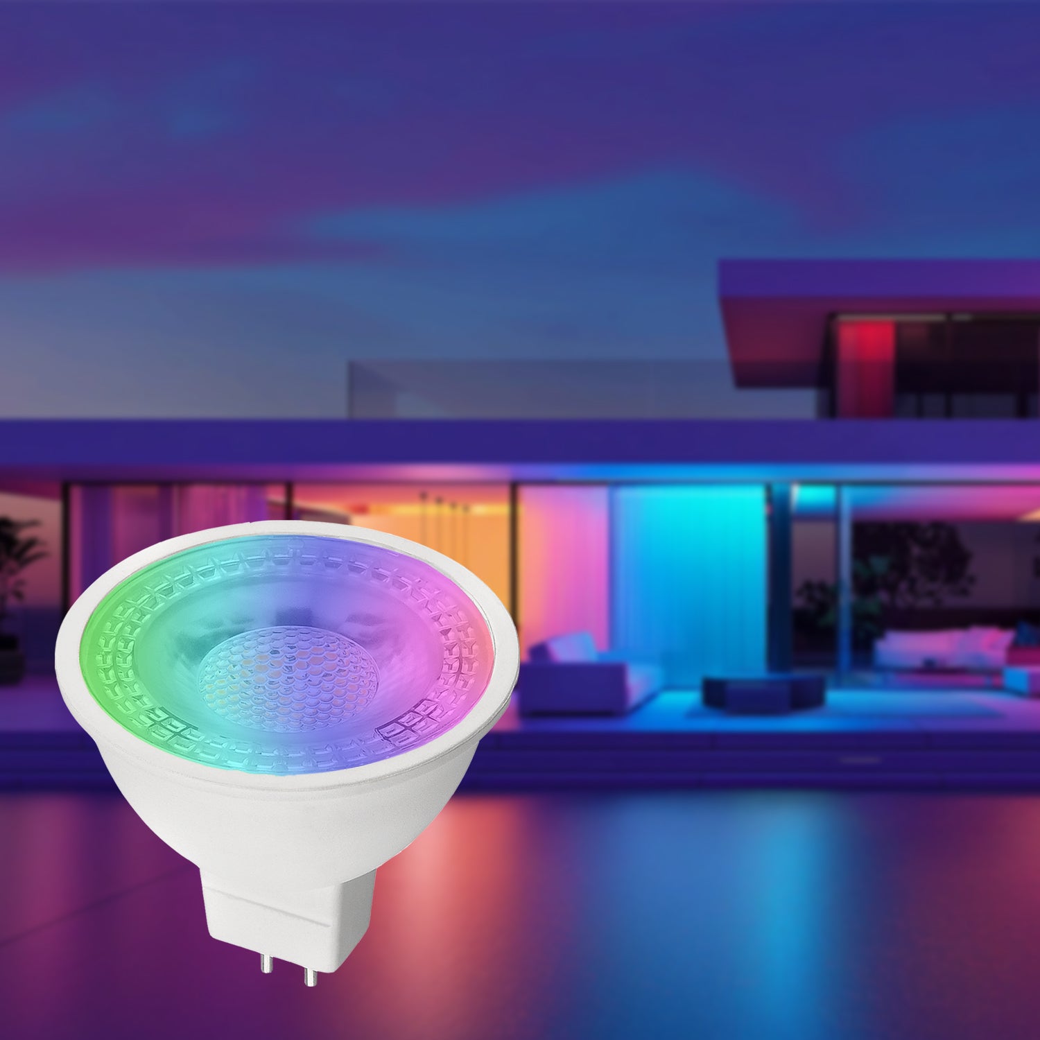 RGB Color Changing MR16 LED Bulbs with Remote