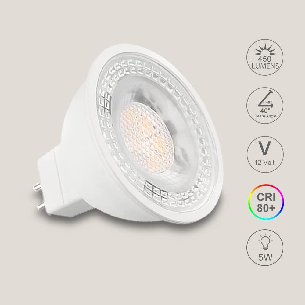 MR16 LED Bulb 5W GU5.3 12V - FTL Outdoor Wall Lighting LED Light Bulbs