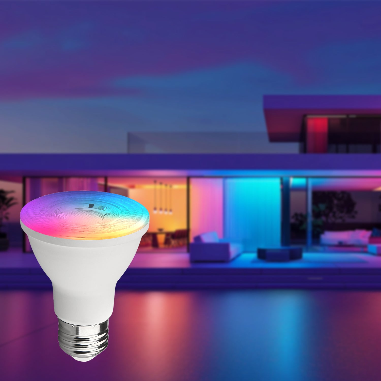 RGB Color Changing PAR20 LED Bulbs with Remote